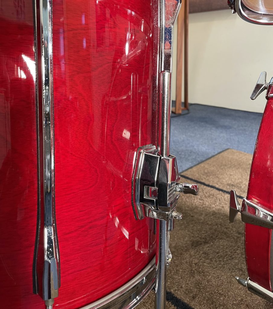 Pearl BLX Drum For Sale: Details of shell finish on 16" floor tom.